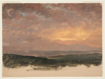 Coucher de soleil sur les Catskills - Frederic Edwin Church