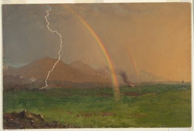 Orage dans les Alpes - Frederic Edwin Church