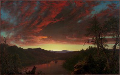 Crépuscule dans le désert - Frederic Edwin Church