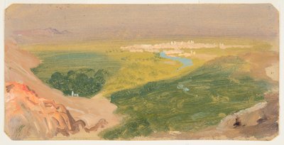 Vue vers Damas, Syrie - Frederic Edwin Church