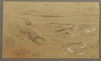 Vue à travers Wady el-Arabah - Frederic Edwin Church