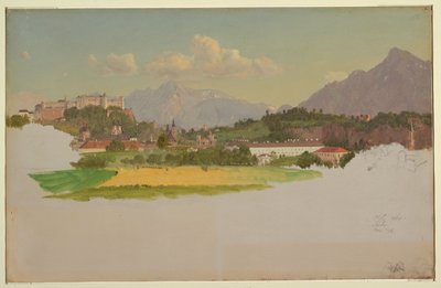 Vue de Salzbourg - Frederic Edwin Church