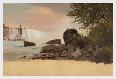 Vue des chutes canadiennes et de l