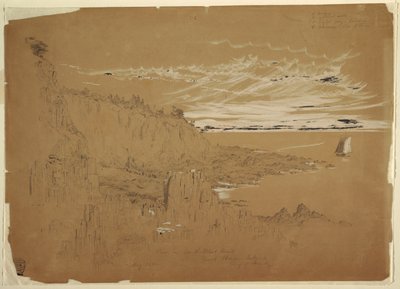 Vue sur South West Head, Grand Manan Island, Baie de Fundy, Canada - Frederic Edwin Church