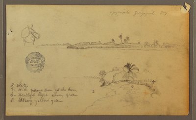 Vues de la rive est du fleuve Guayas, en face de Guayaquil, Équateur - Frederic Edwin Church