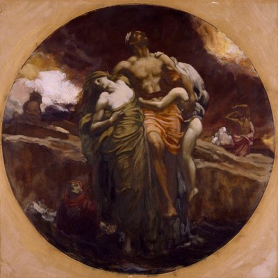 Et la mer rendit les morts qui étaient en elle - Frederic Leighton