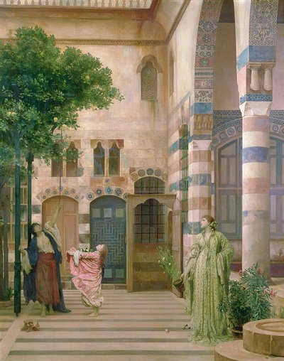 Vieux Damas, quartier juif ou cueillette de citrons - Frederic Leighton