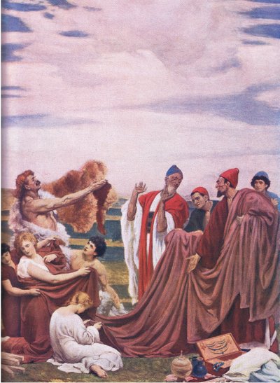 Marchands phéniciens de la côte de la Grande-Bretagne - Frederic Leighton
