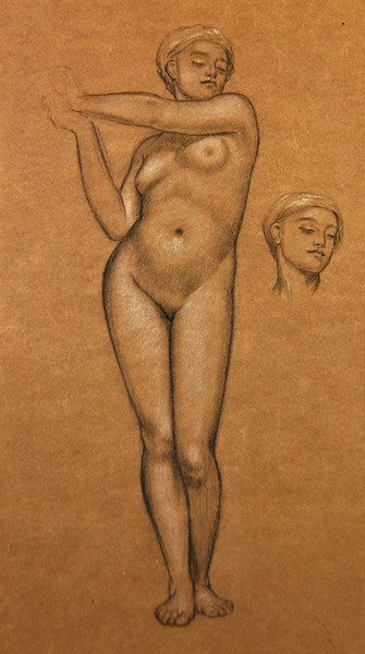 Étude pour une fille espagnole - Frederic Leighton