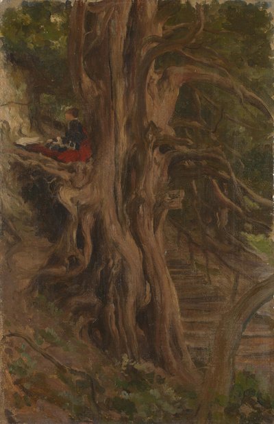 Arbres à Cliveden - Frederic Leighton 1st Baron Leighton