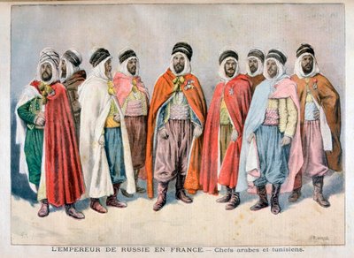 Chefs arabes et tunisiens, 1896 - Frederic Lix