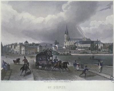 La Ville de Saint-Denis, gravée par Frederic Martens (1809-75) 1832 - Frederic Martens