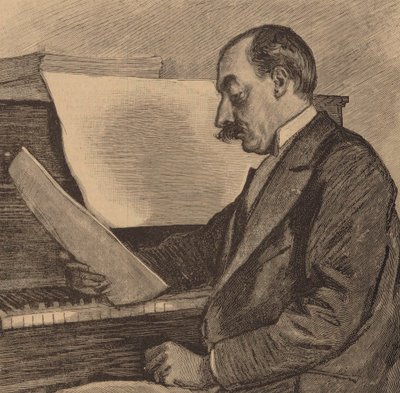 Portrait du pianiste et compositeur André Messager - Frederic Regamey