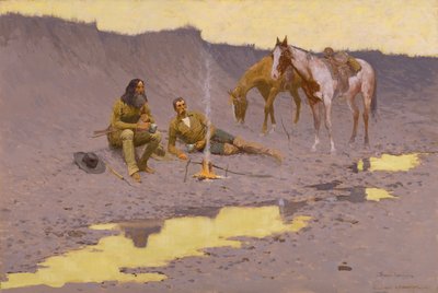 Un Nouvel An sur le Cimarron - Frederic Remington