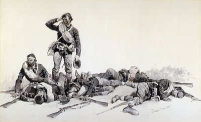 Après la bataille - Frederic Remington