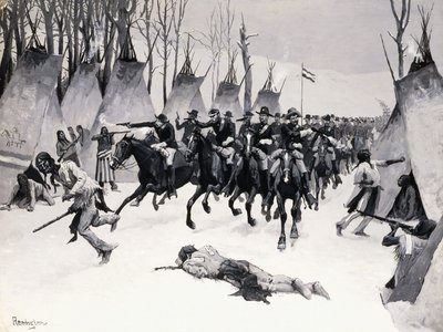 Bataille de Washita - Frederic Remington