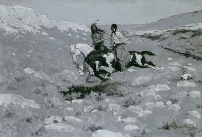 Cérémonie du cheval le plus rapide, vers 1900 - Frederic Remington