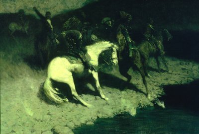 Sous le feu, 1907 - Frederic Remington