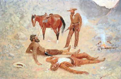 Il gisait là où il avait été secoué, immobile comme une bûche - Frederic Remington