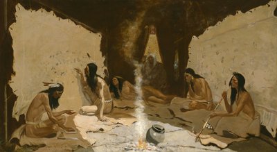 Historiens de la tribu, 1890-99 - Frederic Remington