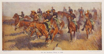 Sur les plaines du sud en 1860, pub.1909 - Frederic Remington