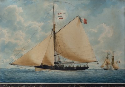 Pluvier, Cutter de S.M. Commandé par M. V. Sance - Frederic Roux