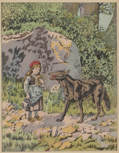 Le Petit Chaperon Rouge - Frederic Theodore (after) Lix