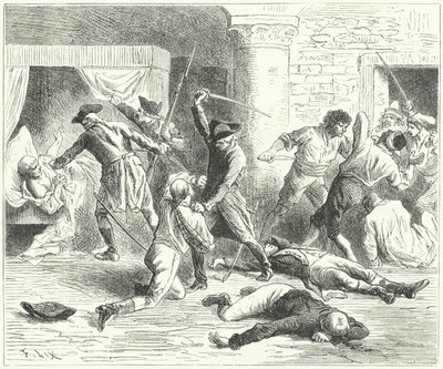 Massacre des Français à Vérone - Frederic Theodore (after) Lix