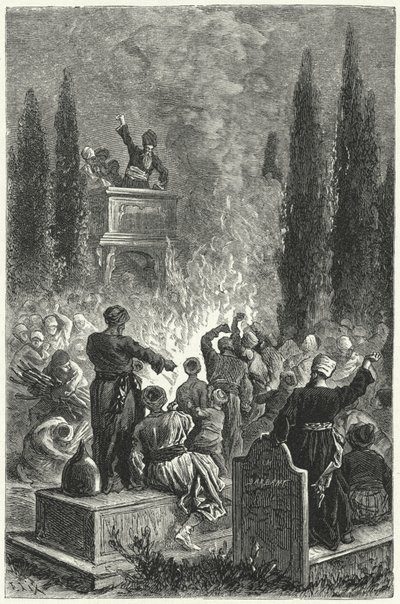Réunion des Ismaélites (gravure) - Frederic Theodore (after) Lix