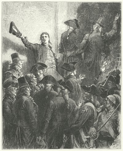 La chute des Girondins - Frederic Theodore (after) Lix