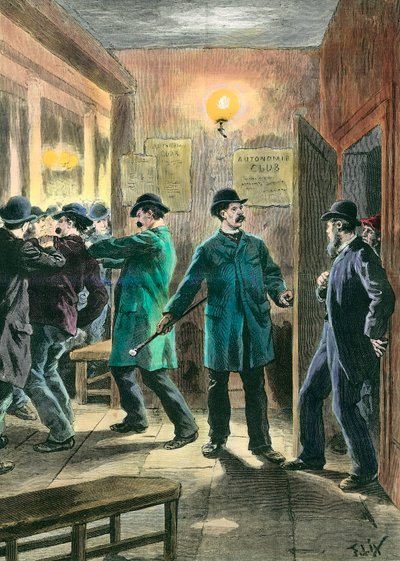 Anarchistes en Angleterre : la police arrête des membres du club autonomiste de Londres - Frederic Theodore Lix