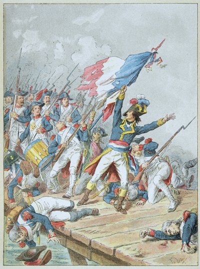 Bonaparte traversant le pont d