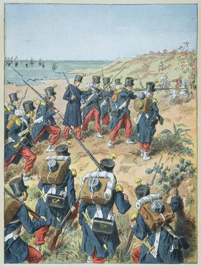 Débarquement des Français en Algérie, 14 juin - Frederic Theodore Lix