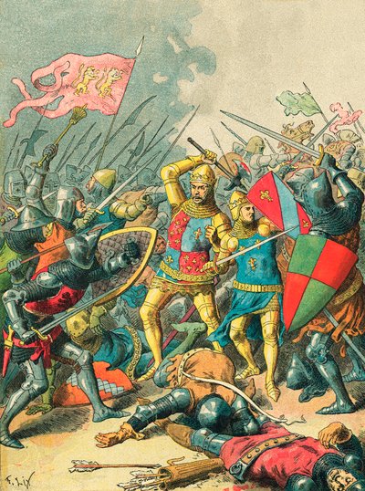 Le roi Jean à la bataille de Poitiers - Frederic Theodore Lix