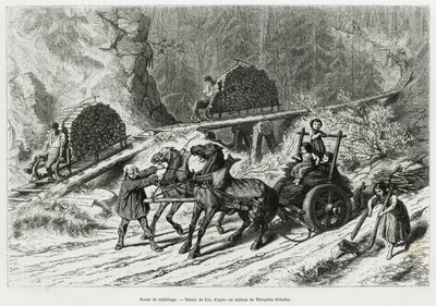 Route de Schlittage - Frederic Theodore Lix