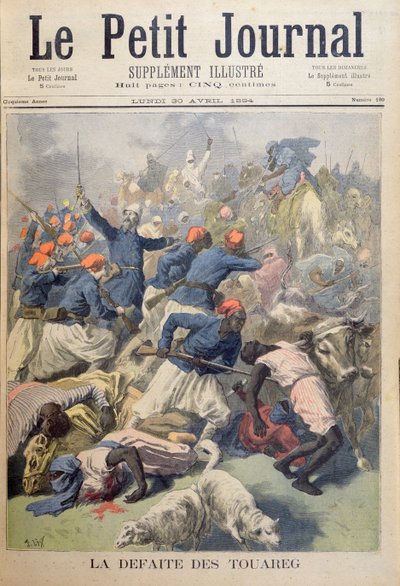 La Défaite des Touaregs, couverture de 
