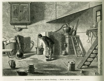 La distillation du kirsch au château d