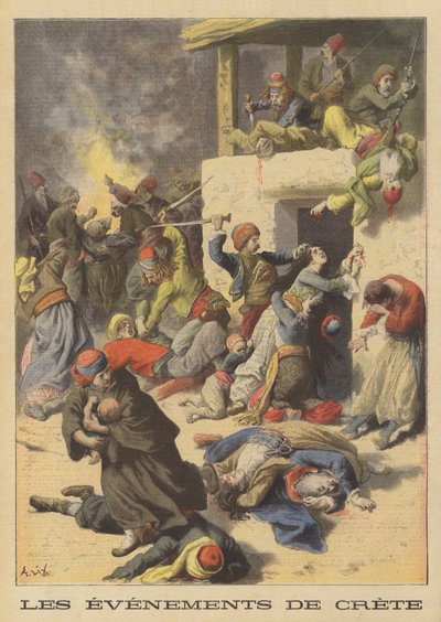 Troubles en Crète - Frederic Theodore Lix