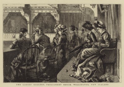 La Galerie des Dames, Parlement, Wellington, Nouvelle-Zélande - Frederic Villiers