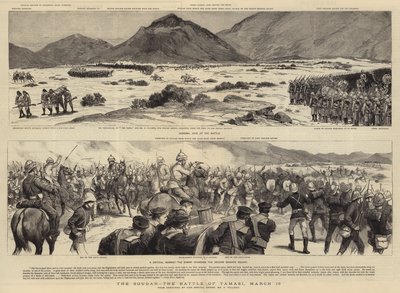 Le Soudan, la bataille de Tamasi, 13 mars - Frederic Villiers