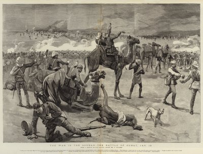 La guerre au Soudan, la bataille de Gubat, 19 janvier - Frederic Villiers