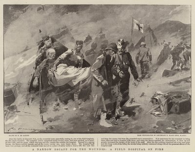 Une évasion étroite pour les blessés, un hôpital de campagne en feu - Frederic de Haenen