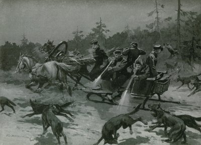 Une chasse au loup - Frederic de Haenen