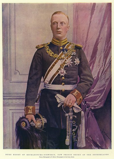 Duc Henri de Mecklembourg-Schwerin, maintenant Prince Henri des Pays-Bas - Frederic de Haenen