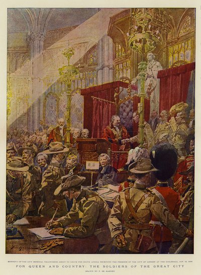 Pour la reine et le pays, les soldats de la grande ville - Frederic de Haenen