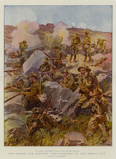 Pour la reine et le pays, les soldats de la grande ville - Frederic de Haenen