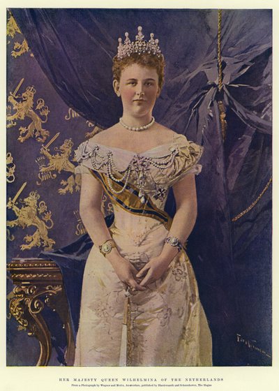 Sa Majesté la Reine Wilhelmina des Pays-Bas - Frederic de Haenen