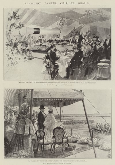 Visite du président Faure en Russie - Frederic de Haenen