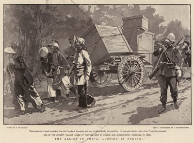 Les Alliés en Chine, pillage à Pékin - Frederic de Haenen