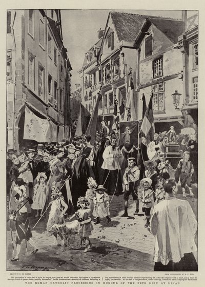 La procession catholique romaine en l